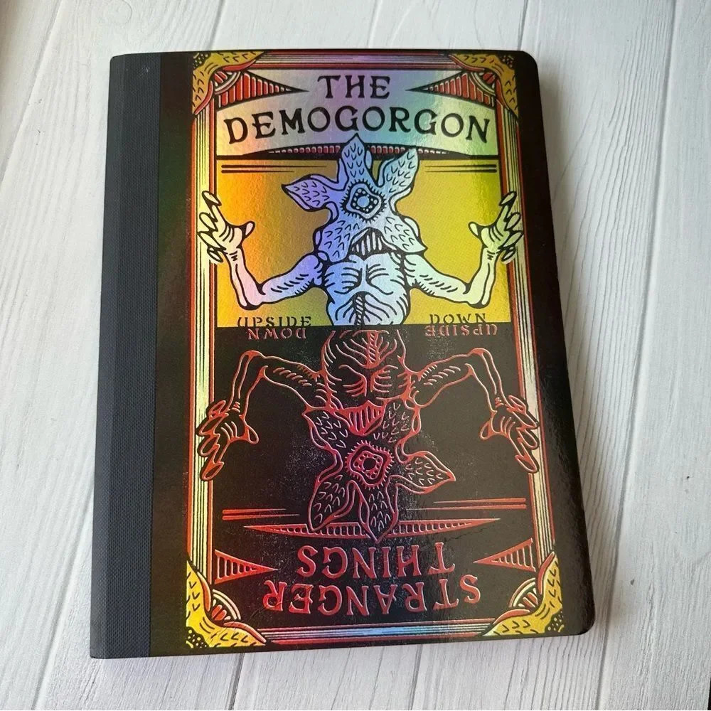 3 x Stranger Things Demogorgon 100 College 9.75 x 7.5 Ruled Notebooks